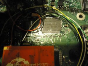 Xbox RAM Upgrade von oben Xbox RAM Upgrade von oben